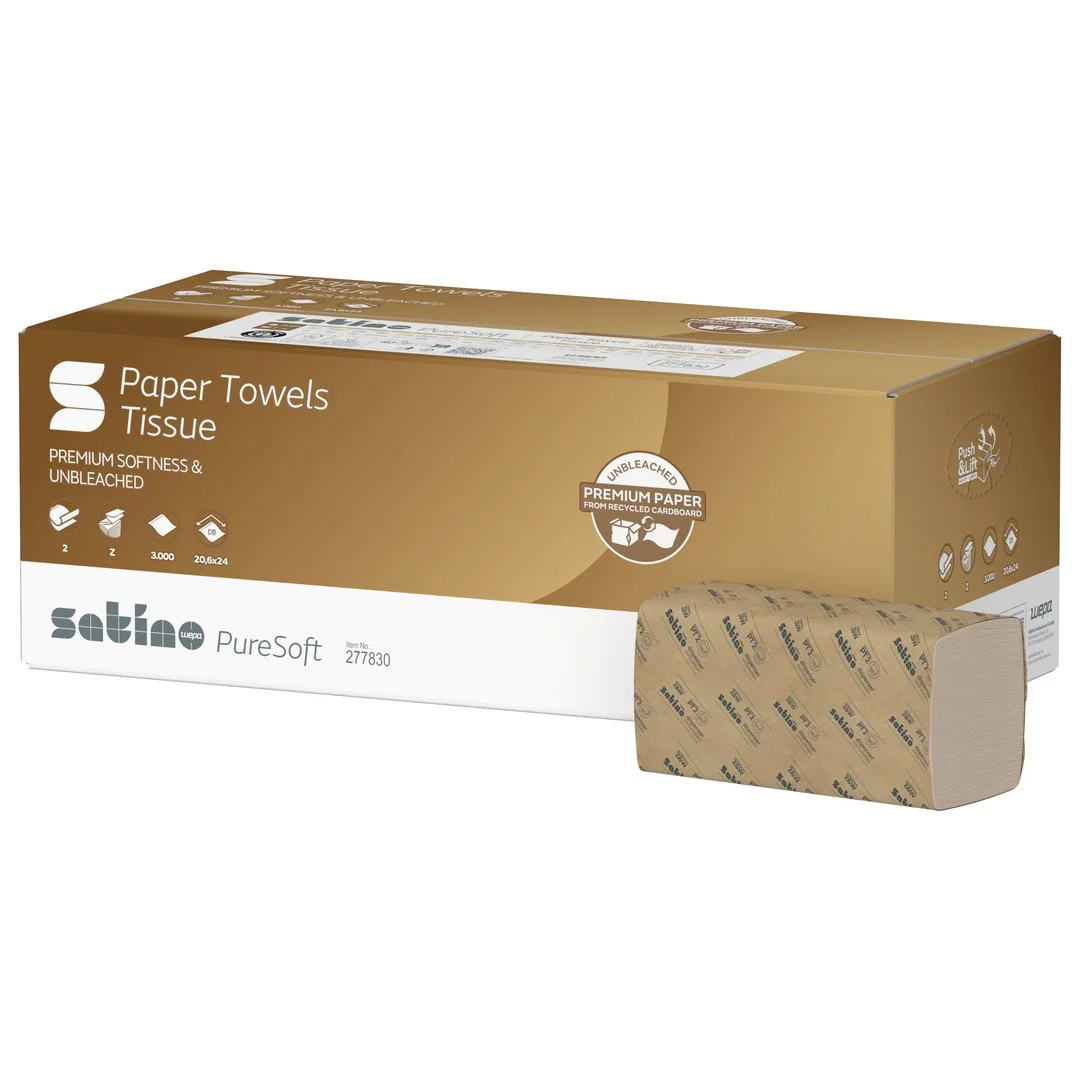 Satino PureSoft Z-vouw 2 laags 3000 doekjes | 277830