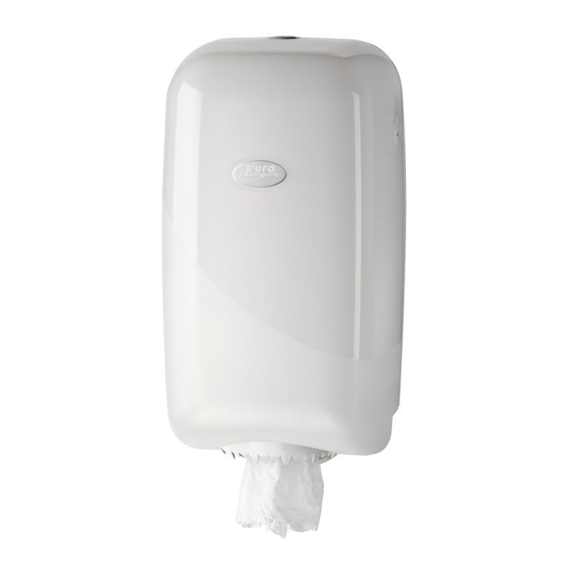 Pearl White Mini poetsroldispenser | 431105 - Budget Papier